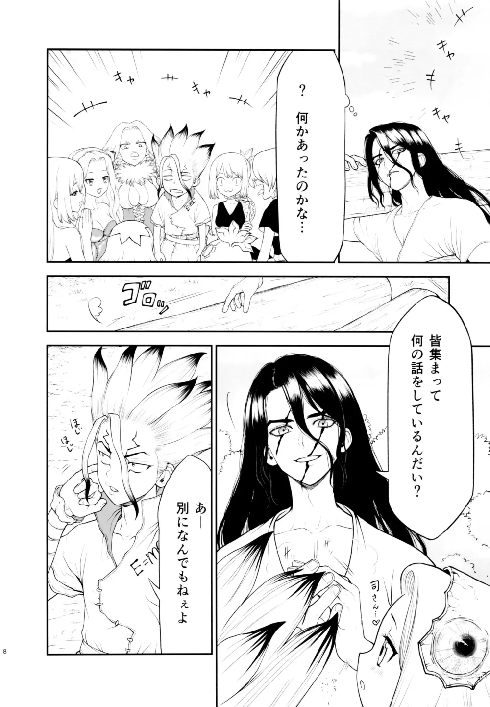 Page 8 of doujinshi Kimi no Hajimete wa Dare nandai?