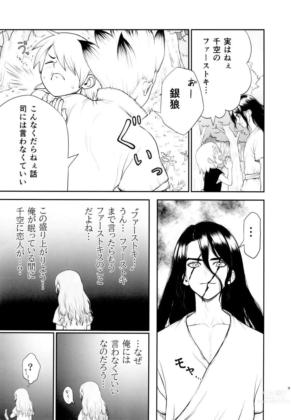 Page 9 of doujinshi Kimi no Hajimete wa Dare nandai?