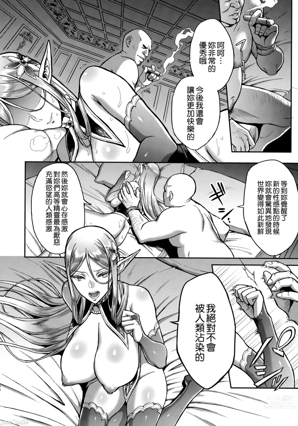 Page 33 of doujinshi 黄昏の娼エルフ 1-6