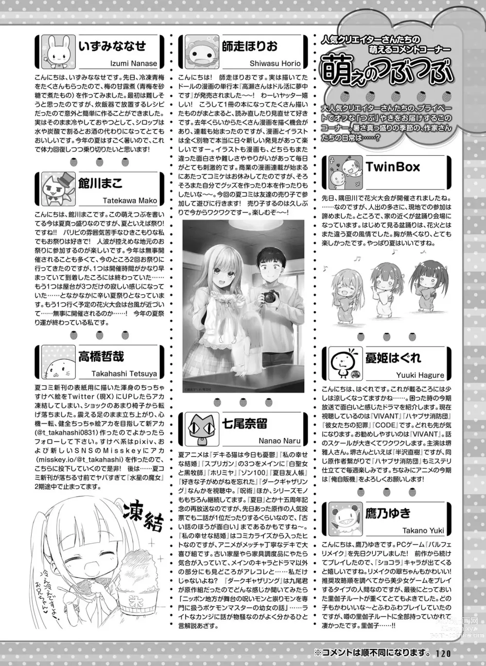 Page 119 of manga Dengeki Moeoh 2023-10