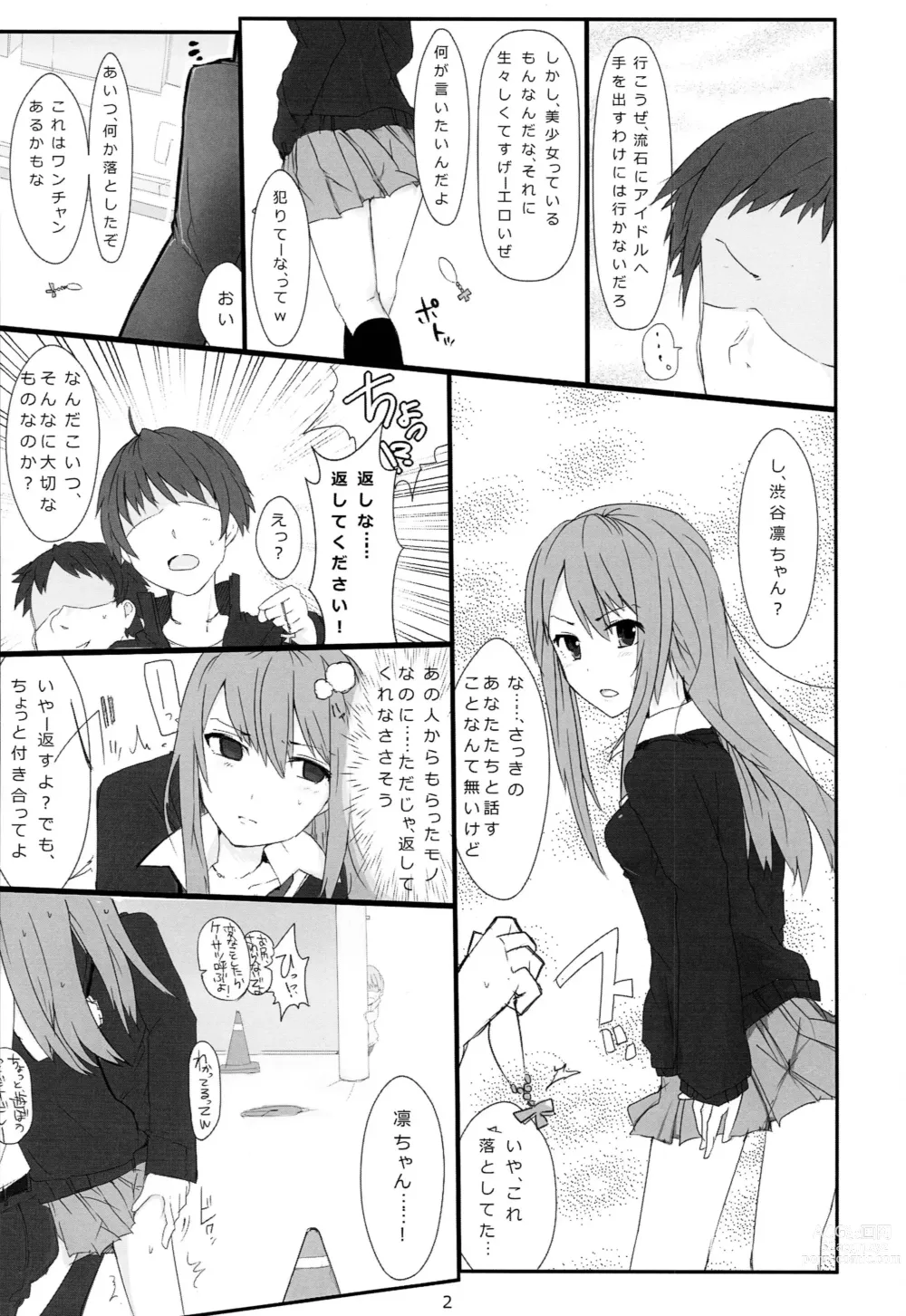 Page 3 of doujinshi Rin-chan ga Fan ni Nama Onani Sareru Hon