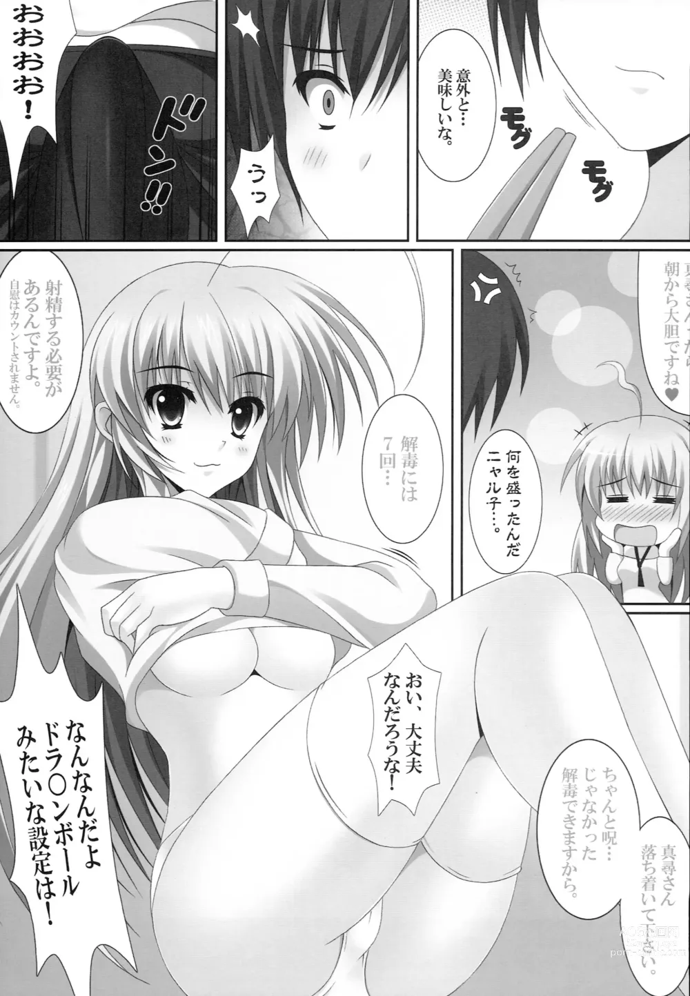 Page 4 of doujinshi Hageshii yo! Nyaruko-chan