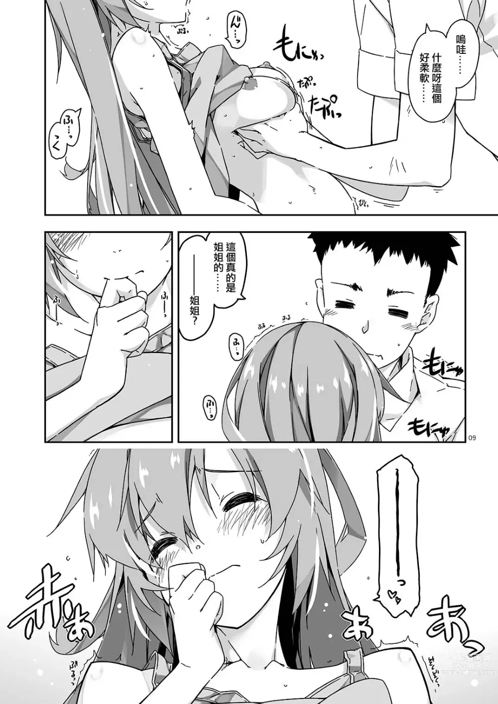 Page 9 of doujinshi Anekibun no Oppai Seichou Kakunin