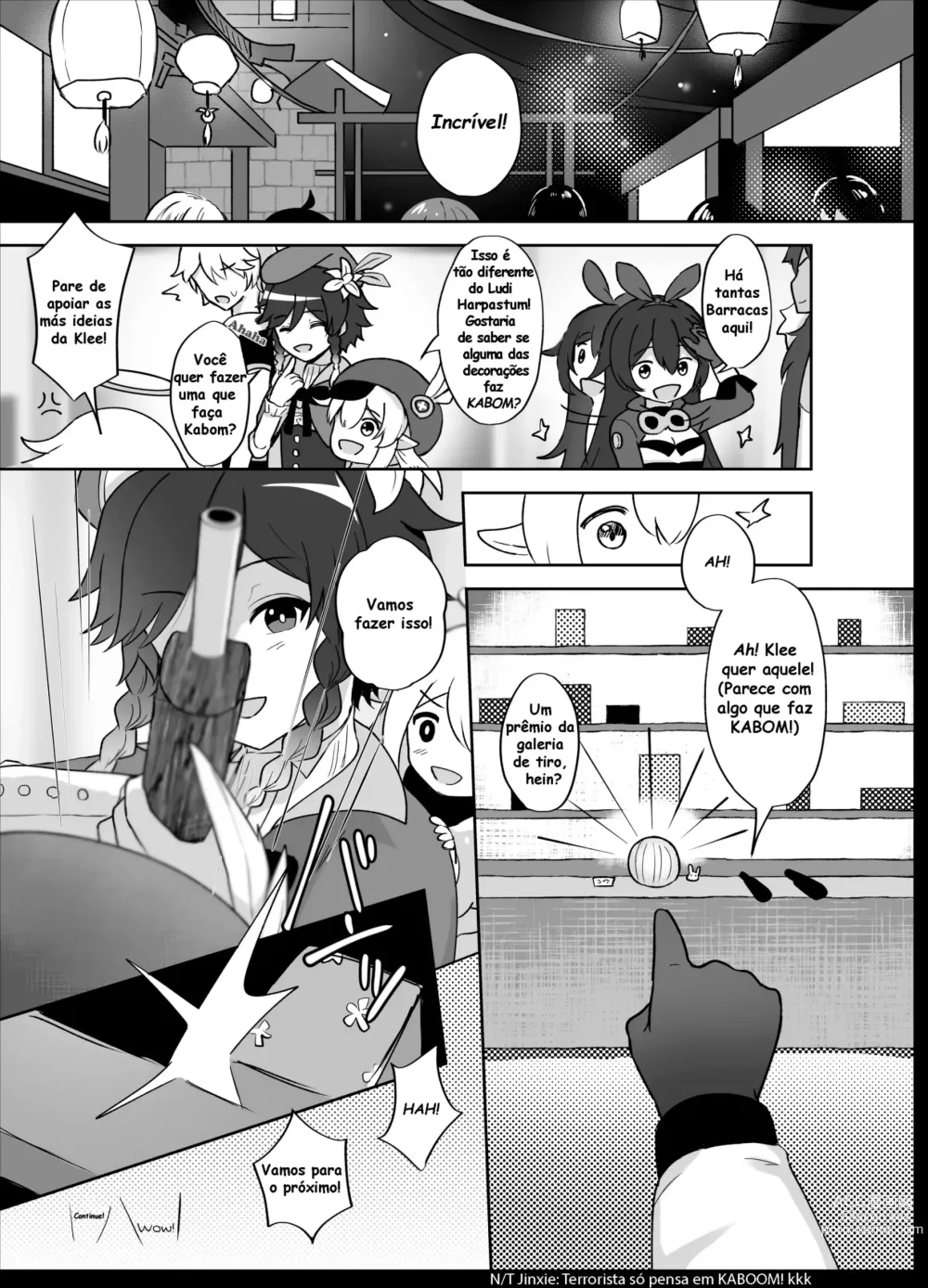 Page 4 of doujinshi Wind Blows At The Sea Lantern Festival