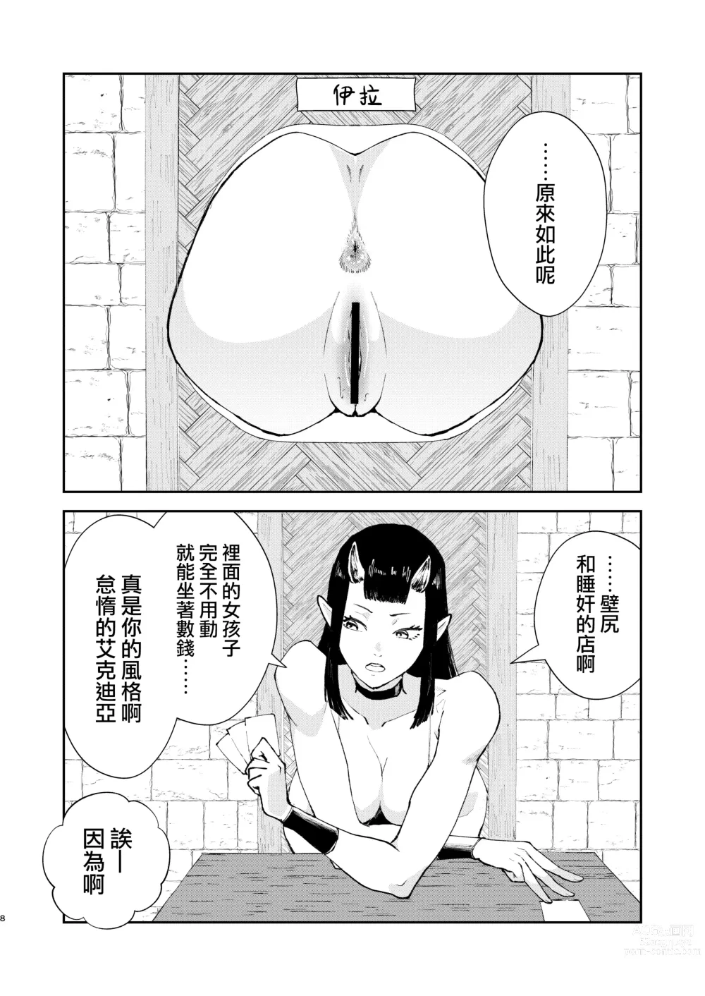 Page 7 of doujinshi Moto Saikyou Maou Gen TS Shoufu 2 Nemutte Oshiri Dasu dake no Kantan na Oshigoto Hen