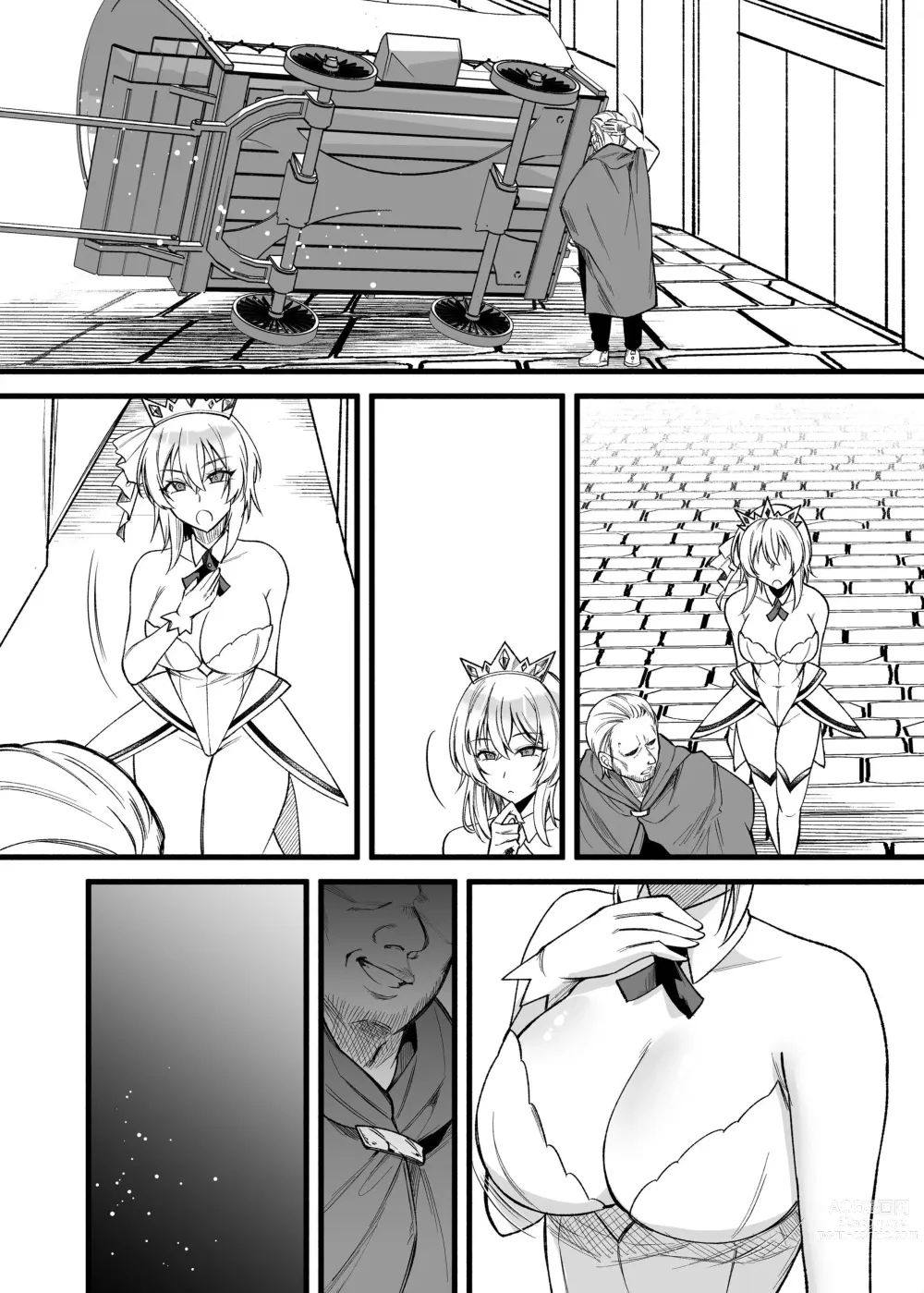 Page 38 of doujinshi Shinmai Megami no Oshigoto wa Tsurai -Damasarete Dorei Shoukan de Hataraku Koto ni Natta Watashi wa Hentai Ouji no Kisaki ni Narimashita-