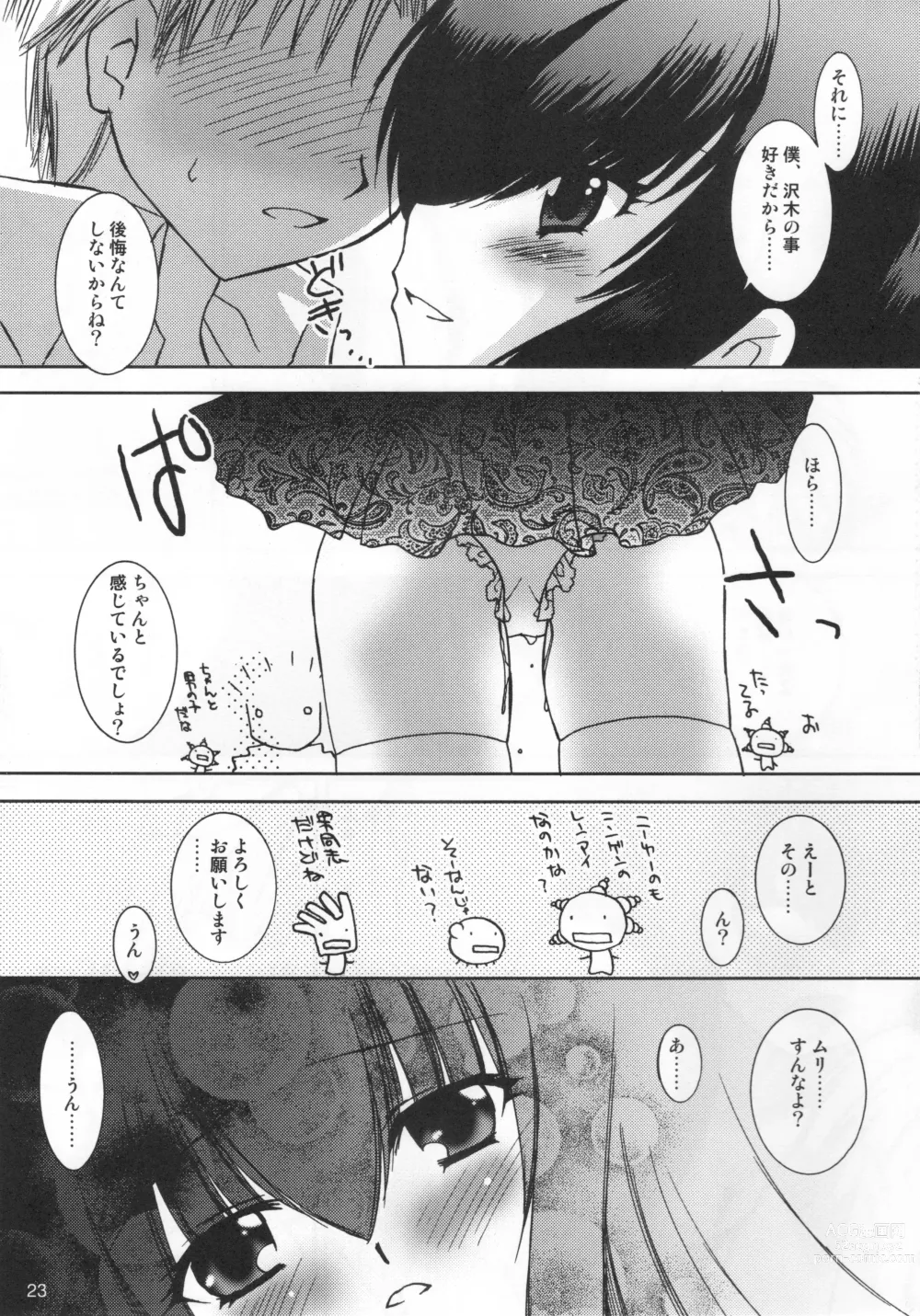 Page 22 of doujinshi Kamosu Moyasu 2