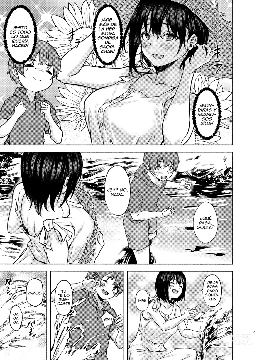 Page 18 of doujinshi Saori-chan es más grande, torpe y lasciva