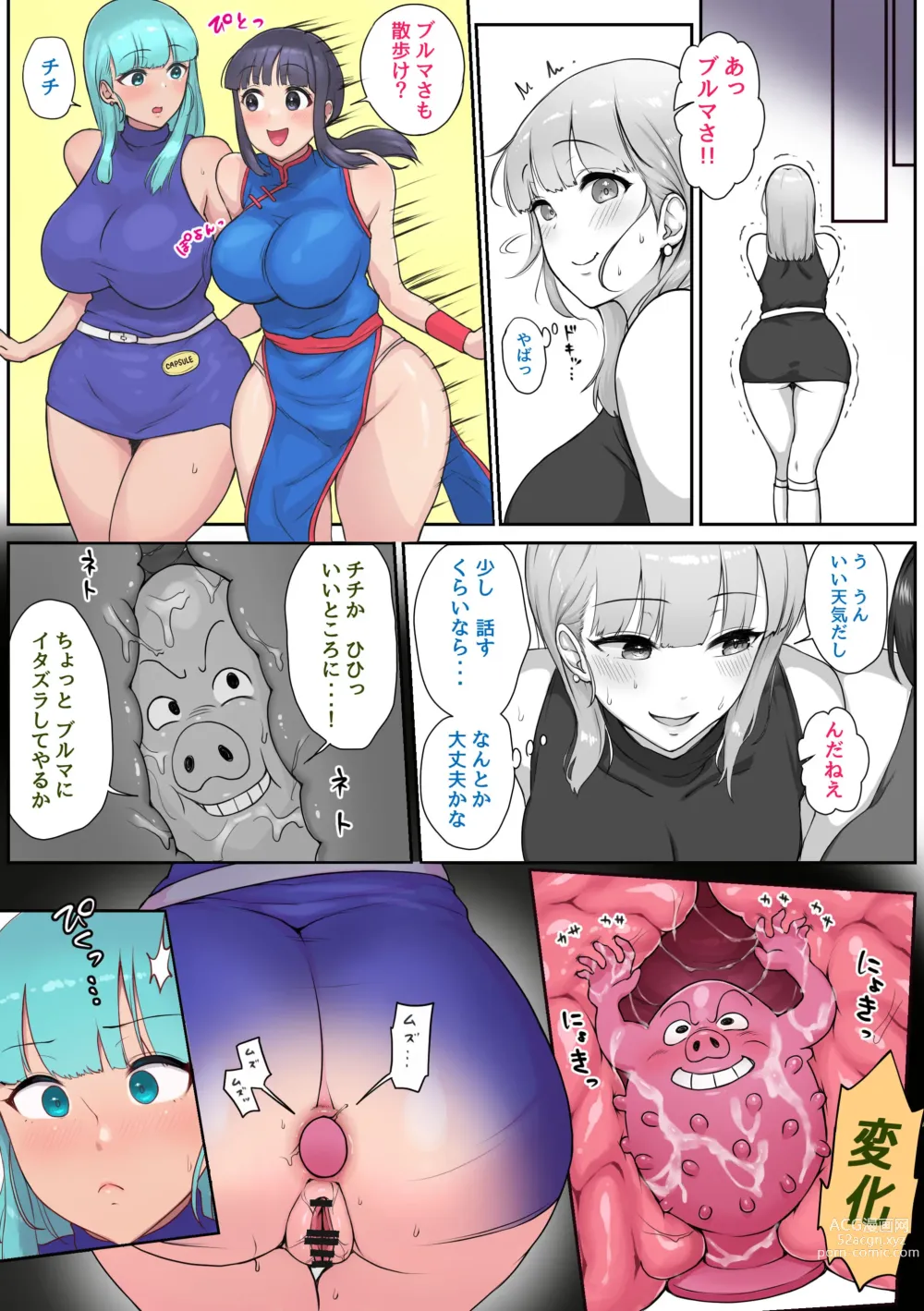 Page 4 of doujinshi Ananie ni Hamaru Bulma-san