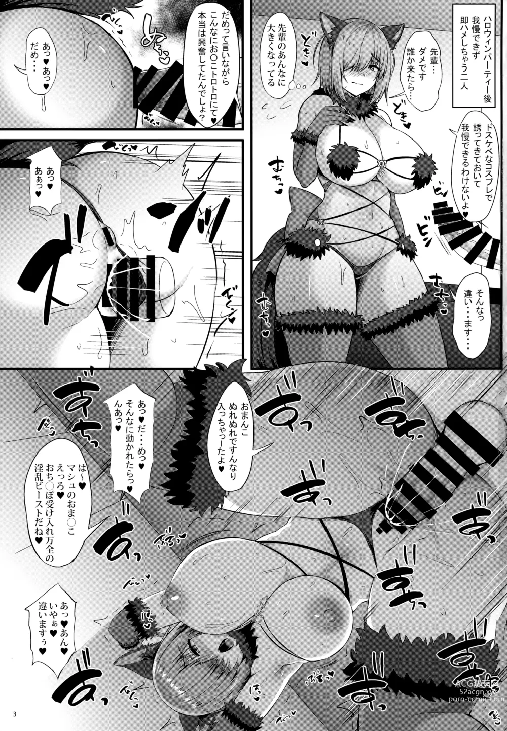 Page 3 of doujinshi Servant Namahame Seikatsu