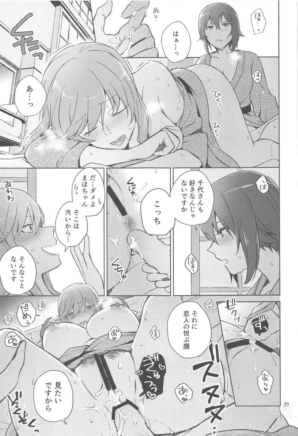 Page 28 of doujinshi Nishizumi to Shimada 2