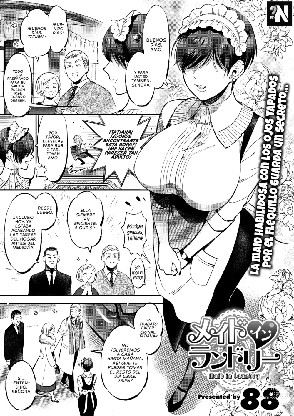 Page 1 of manga Sirvienta en la Lavandería