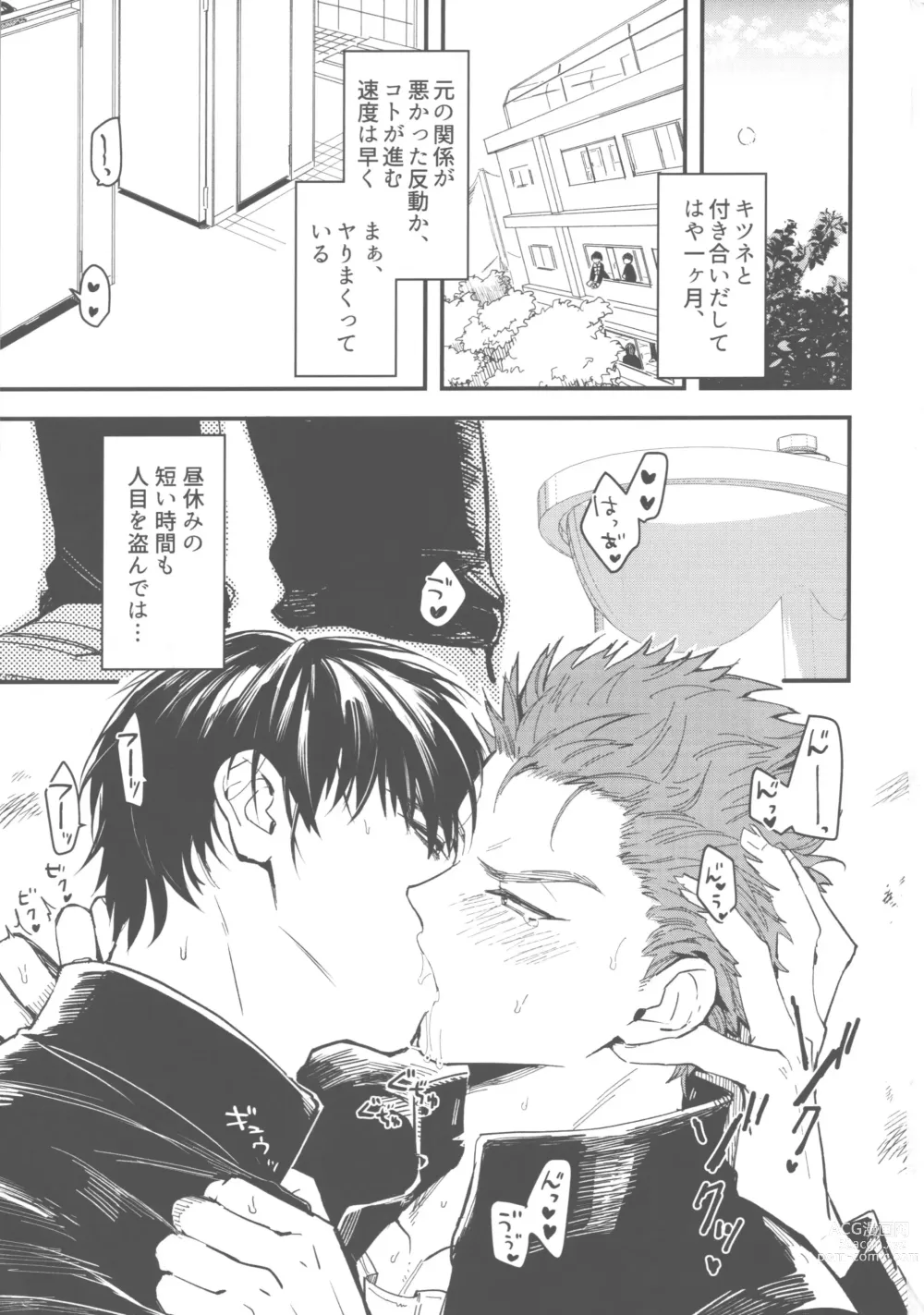 Page 2 of doujinshi Hiruyasumi wa Hako no Naka