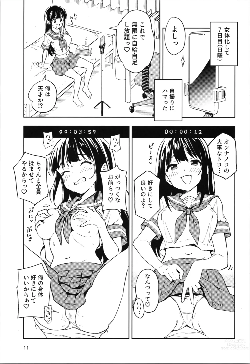 Page 11 of doujinshi 1-kagetsu Ninshin Shinakereba Otoko ni Modoreru Hanashi