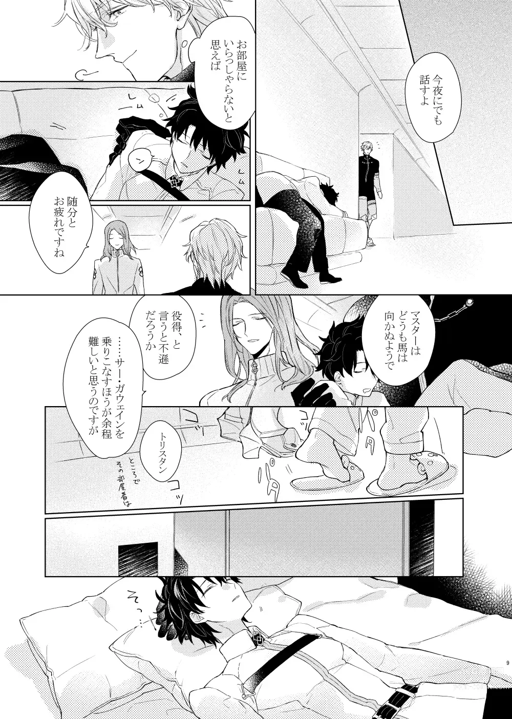 Page 8 of doujinshi Nete mo Samete mo