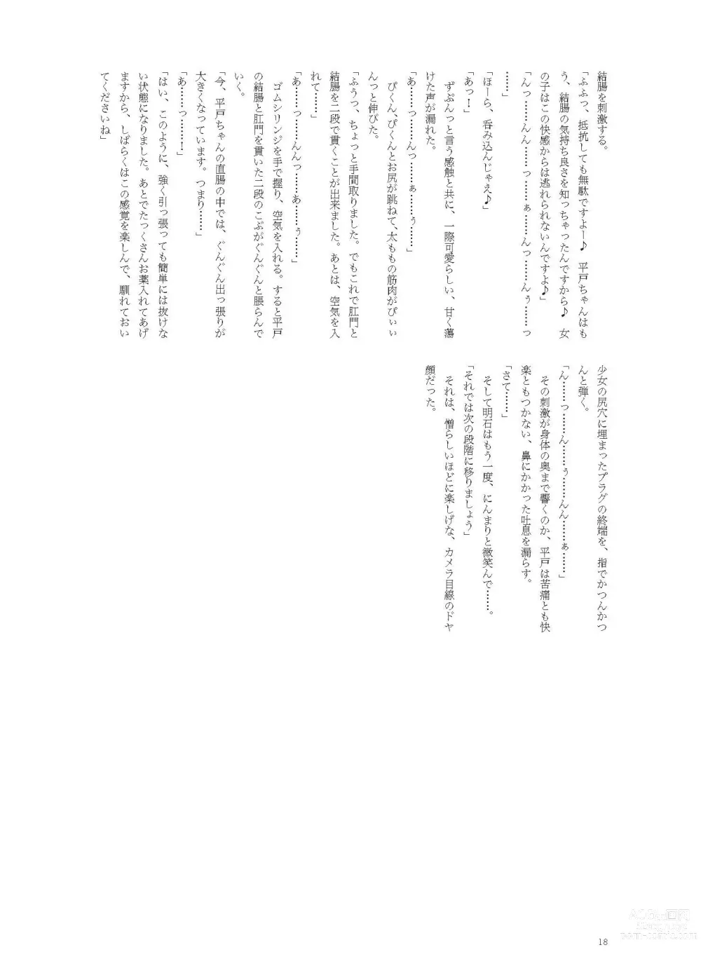 Page 18 of doujinshi Hirato Seiteki Kaibou