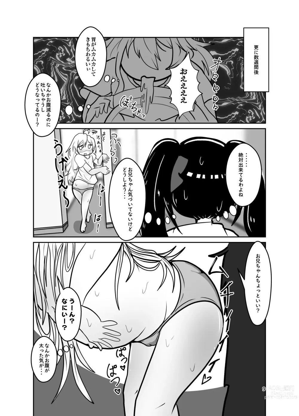 Page 9 of doujinshi Onii-chan wa Ochimai! w