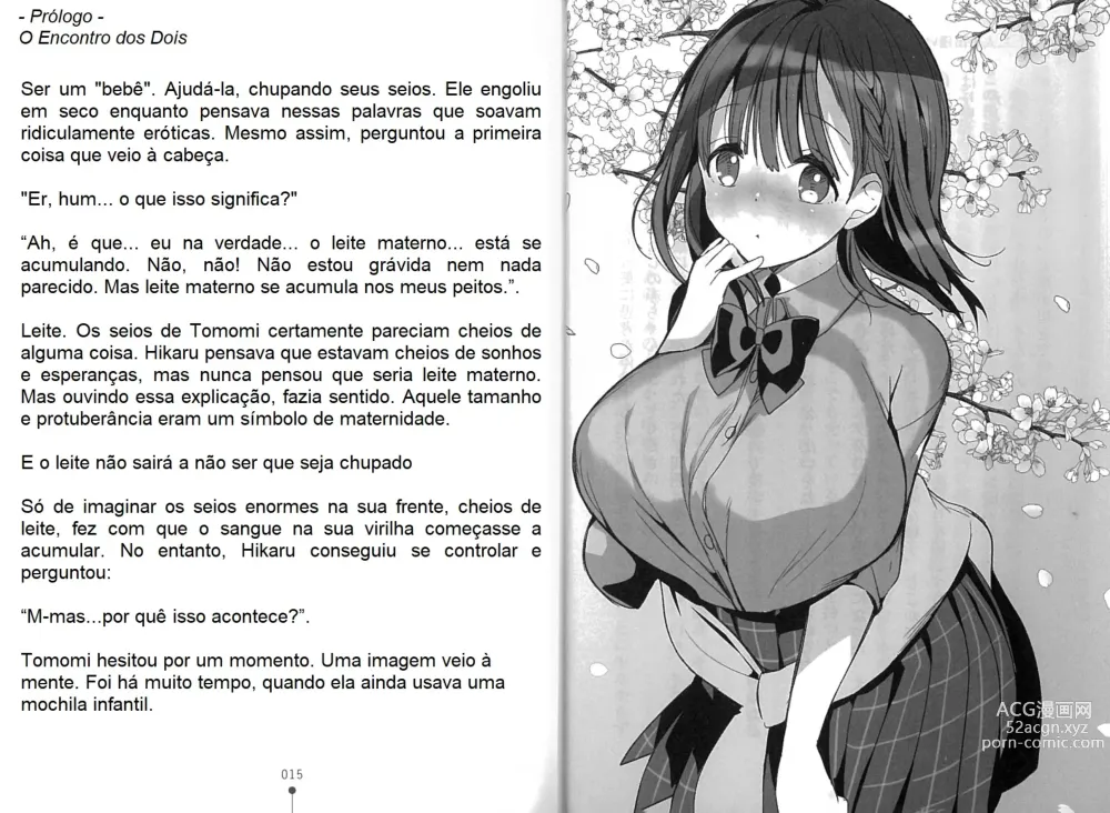 Page 10 of manga Bonyuu-chan wa Dashitai. ~ Prólogo