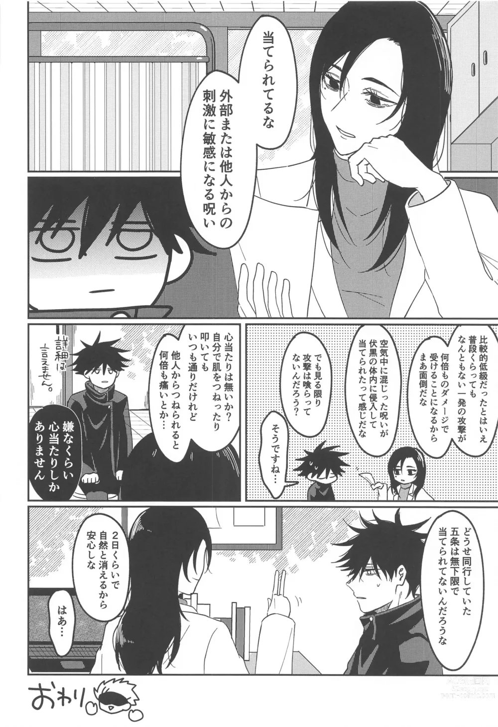 Page 23 of doujinshi Kanjiru Wake ga Nai