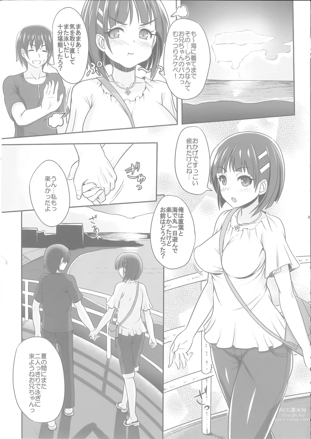 Page 20 of doujinshi Sister Affection On＆Off 2 SAO Soushuuhen