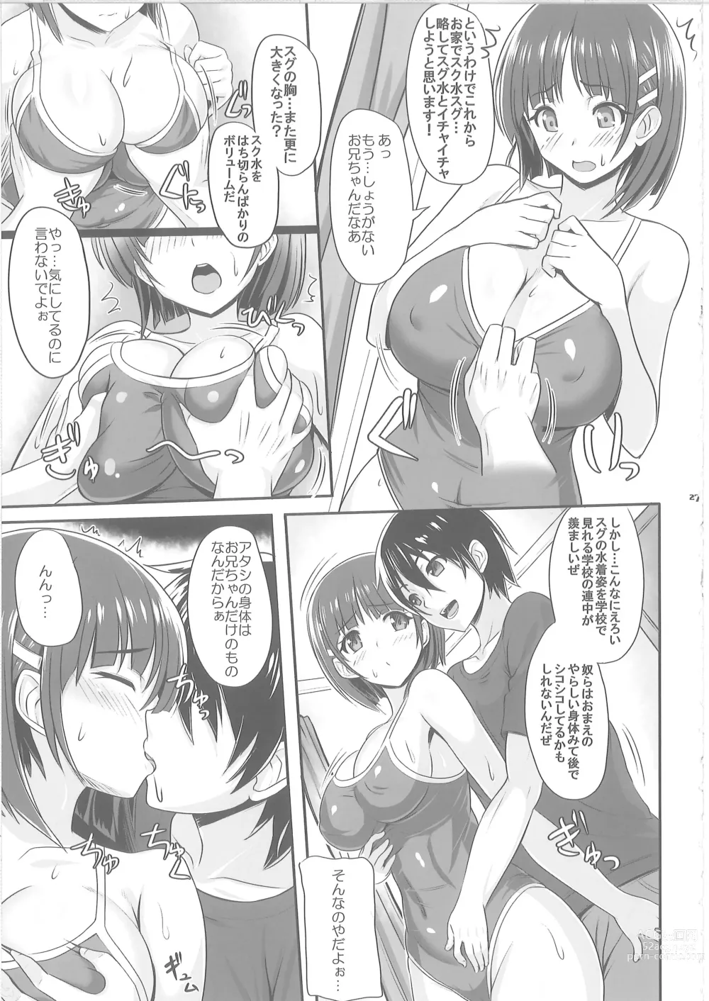 Page 26 of doujinshi Sister Affection On＆Off 2 SAO Soushuuhen