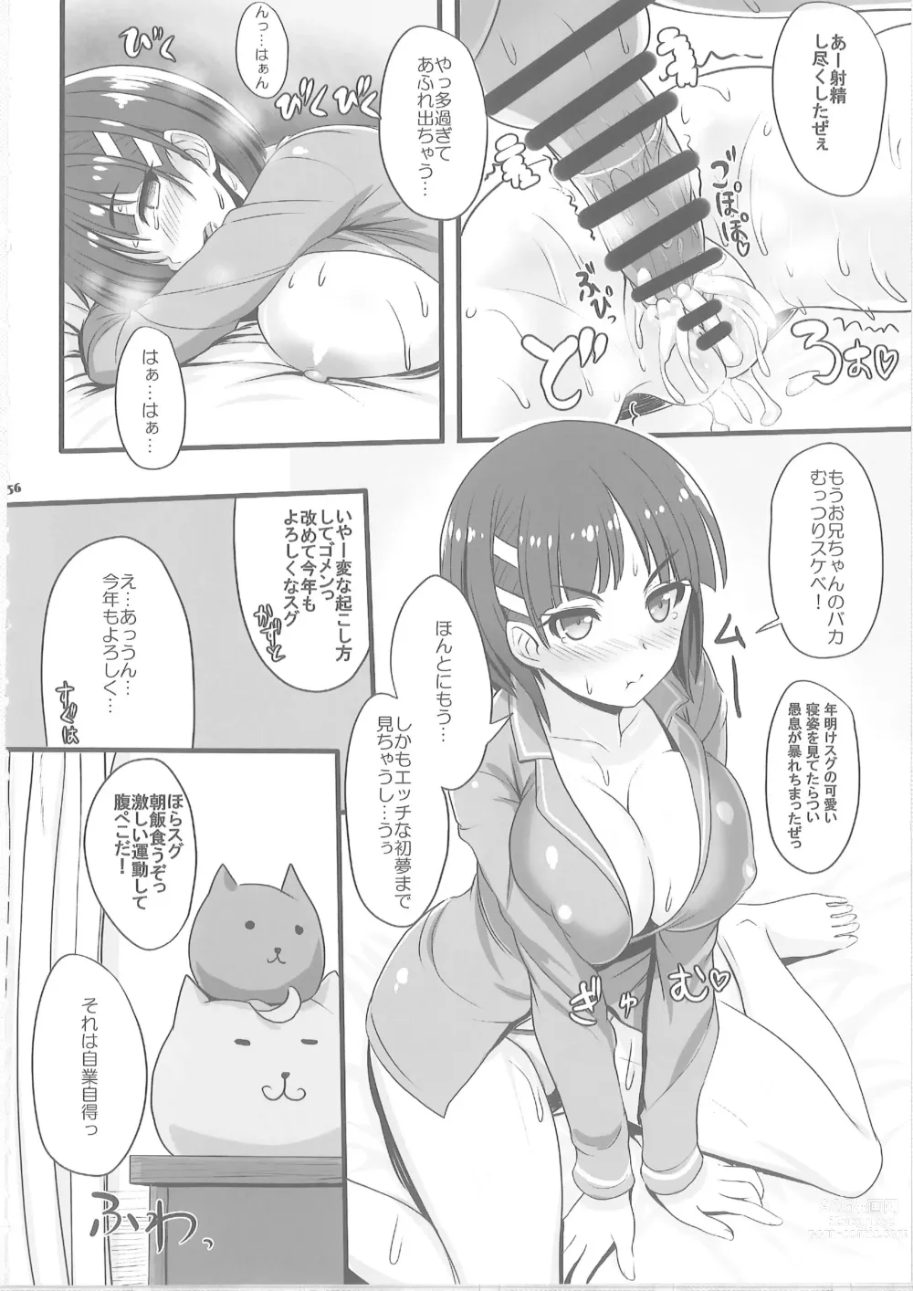 Page 55 of doujinshi Sister Affection On＆Off 2 SAO Soushuuhen