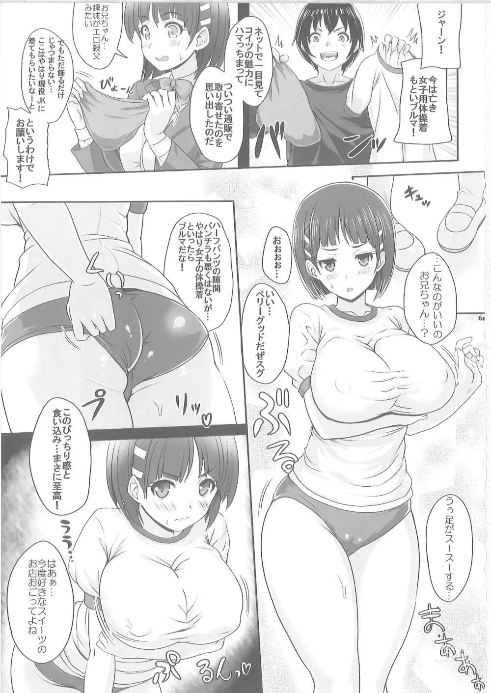 Page 60 of doujinshi Sister Affection On＆Off 2 SAO Soushuuhen