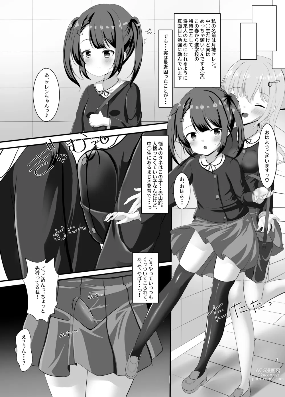 Page 5 of doujinshi Mahou Shoujo Rin & Selen --Jinkaku Kyousei Akuochi Selen no Baai--