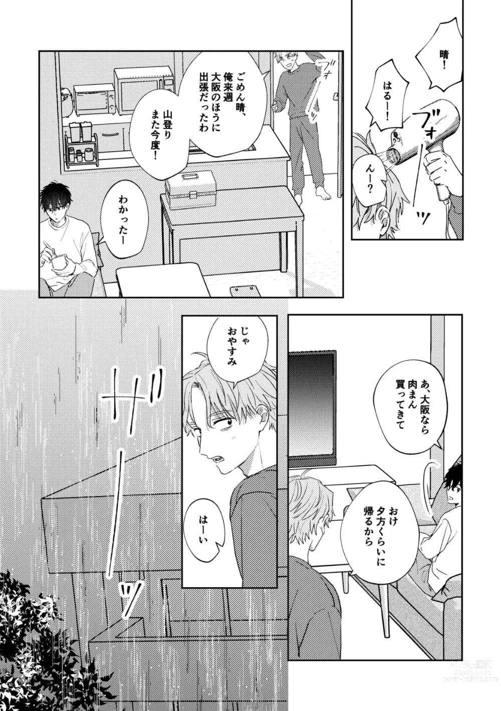 Page 17 of doujinshi Ame ni Hare wo Kau