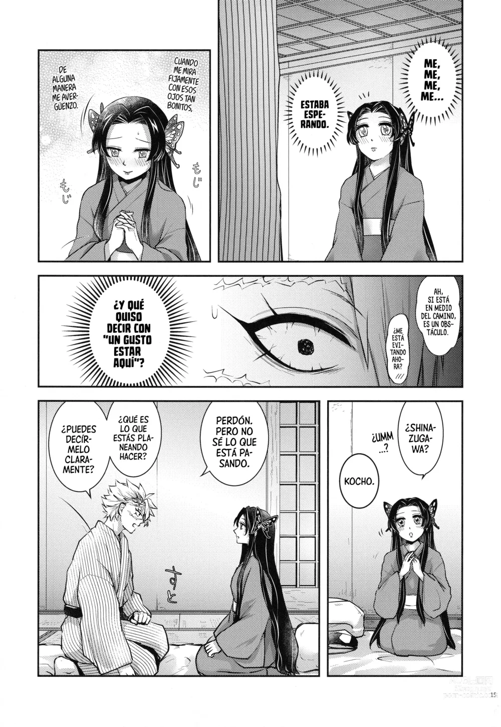 Page 14 of doujinshi Shoujo o Moratte Hoshii Hana. Koinaka ni Natta Oboe ga Nai Kaze