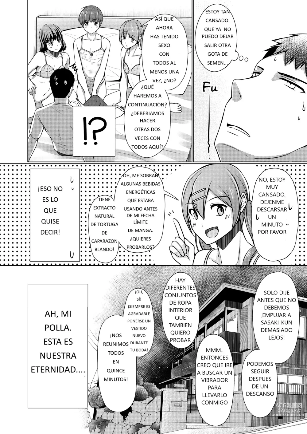 Page 23 of doujinshi Share House! x Share Penis!! Final