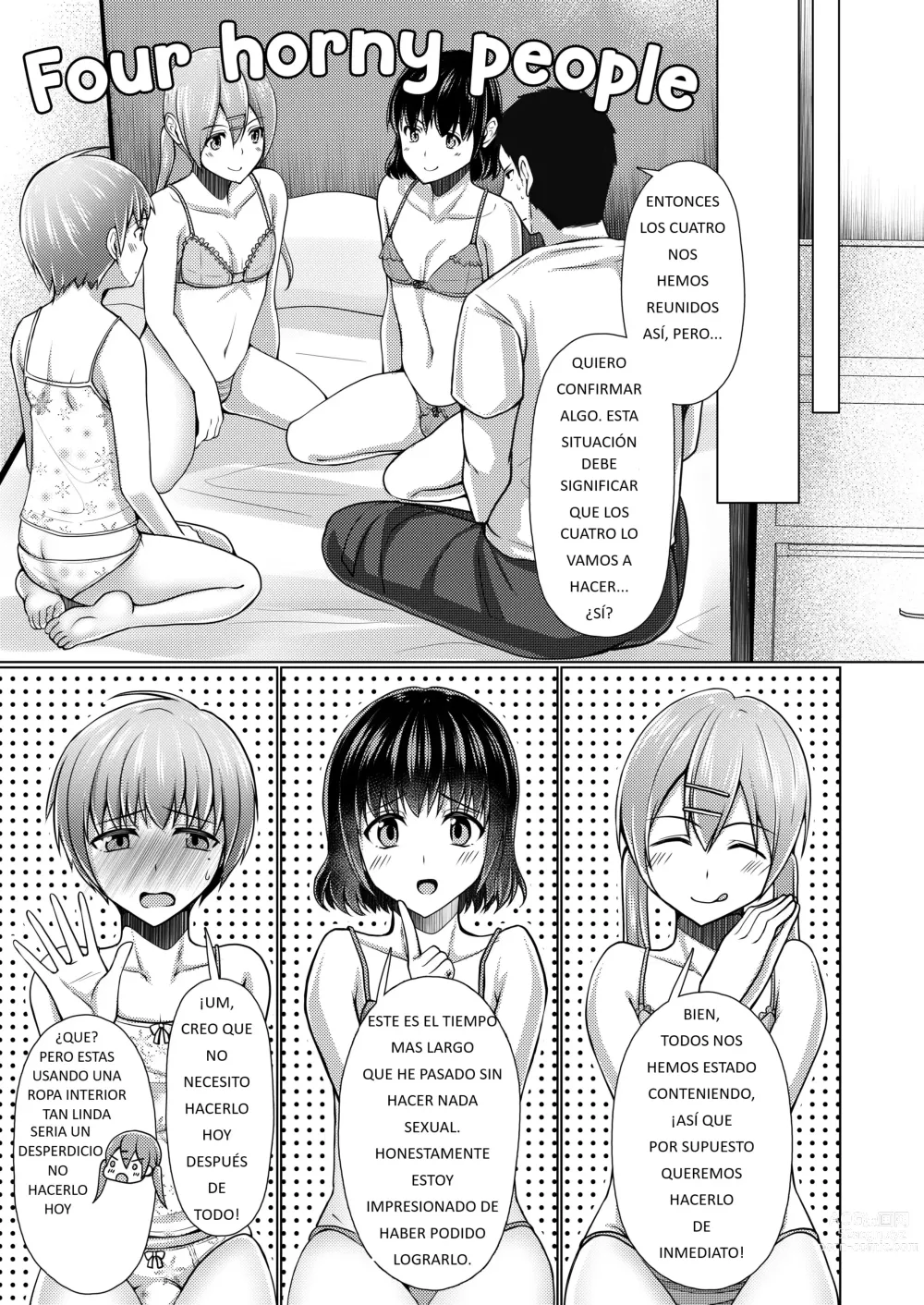 Page 8 of doujinshi Share House! x Share Penis!! Final
