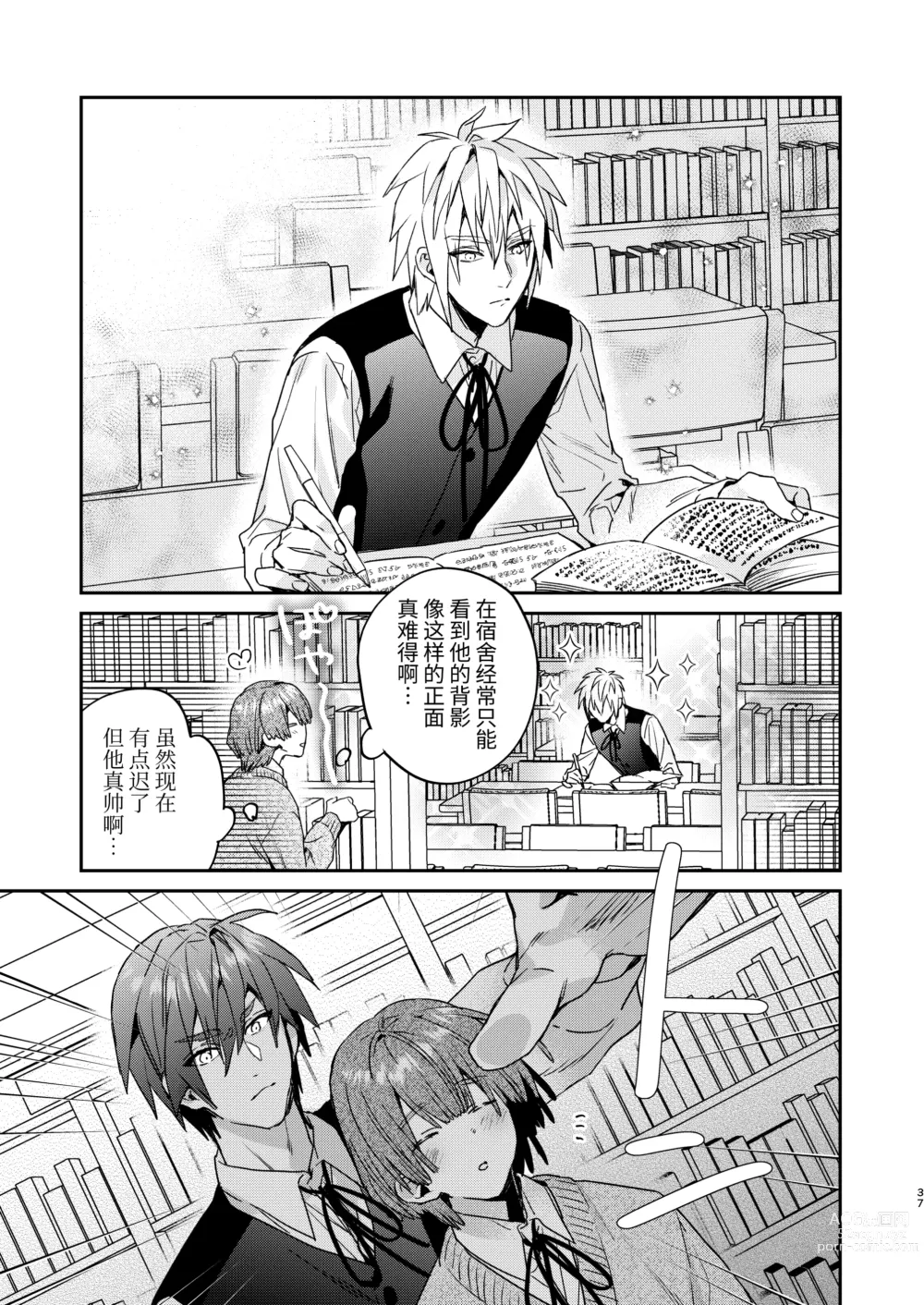 Page 37 of doujinshi Tensei mobu wa BL gē no sekai de hame rare kōryaku sa remashita! ?2