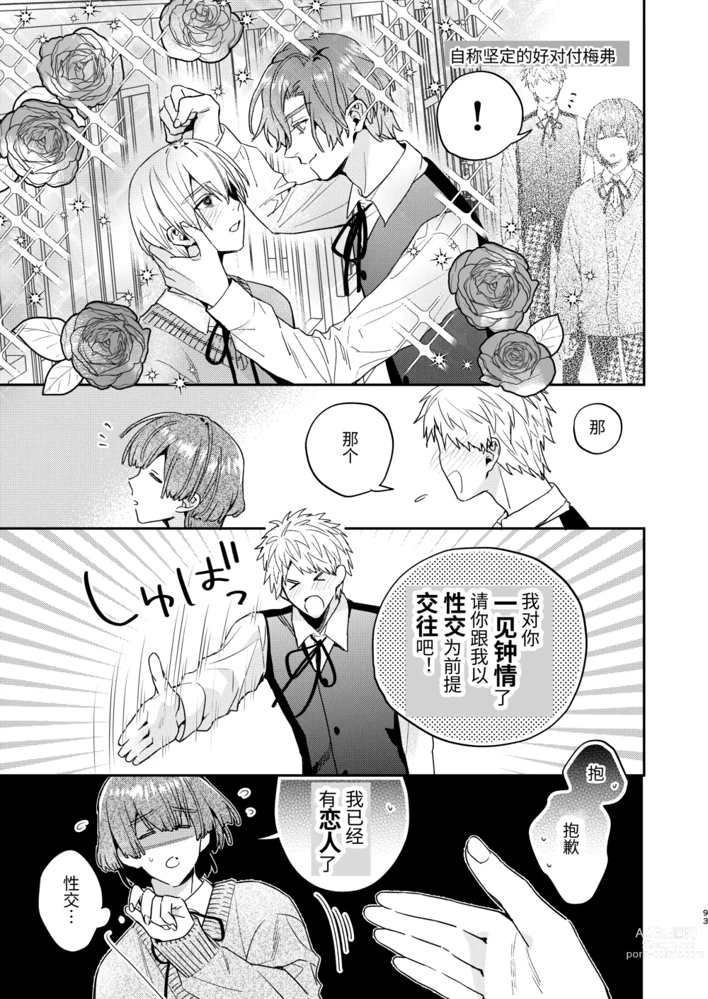 Page 93 of doujinshi Tensei mobu wa BL gē no sekai de hame rare kōryaku sa remashita! ?2