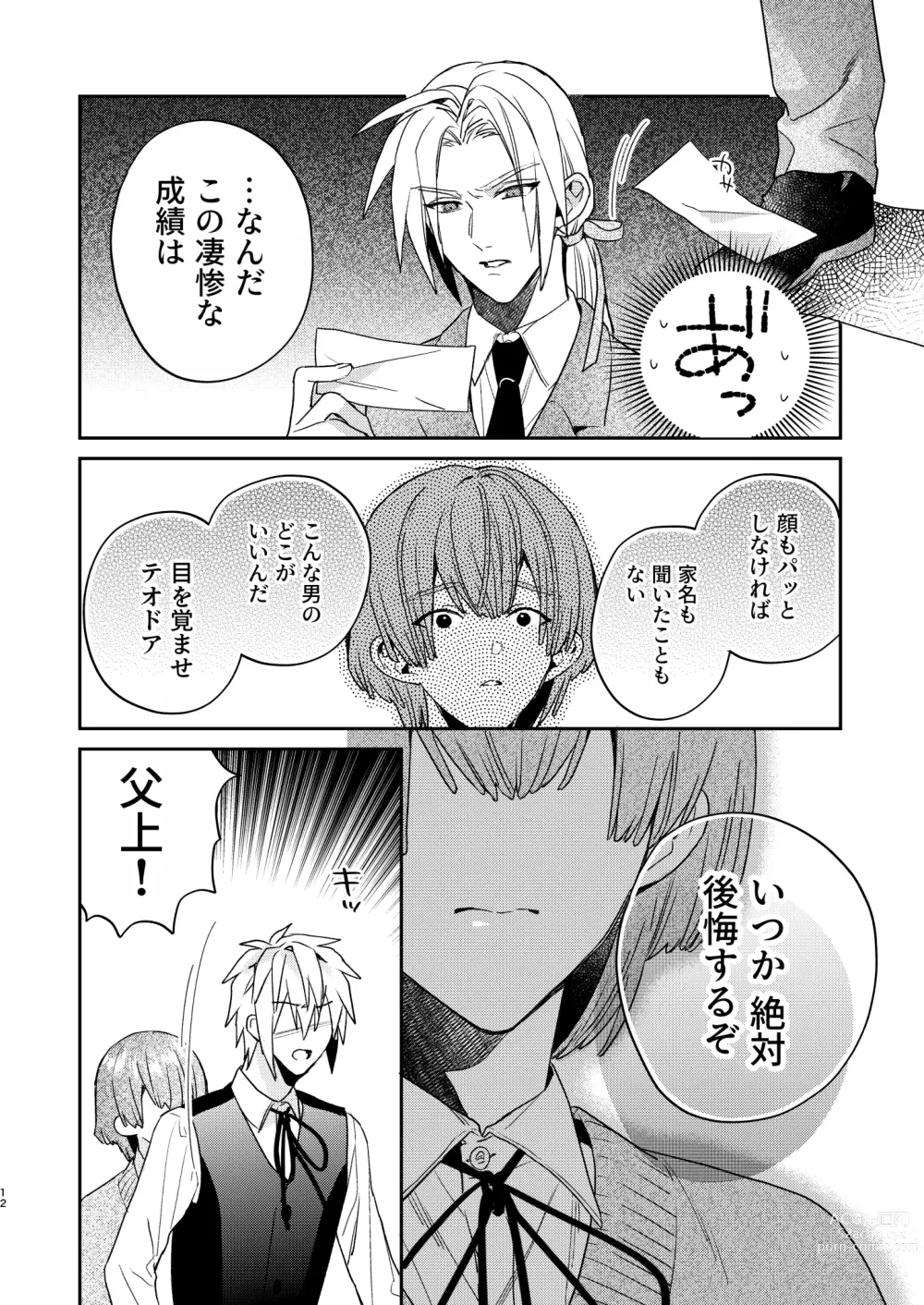 Page 12 of doujinshi Tensei mobu wa BL gē no sekai de hame rare kōryaku sa remashita! ?3