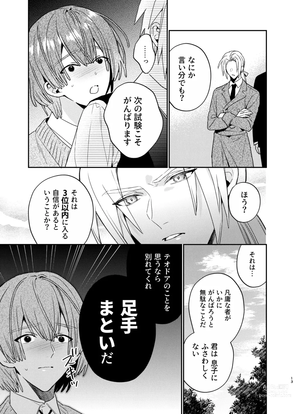 Page 13 of doujinshi Tensei mobu wa BL gē no sekai de hame rare kōryaku sa remashita! ?3