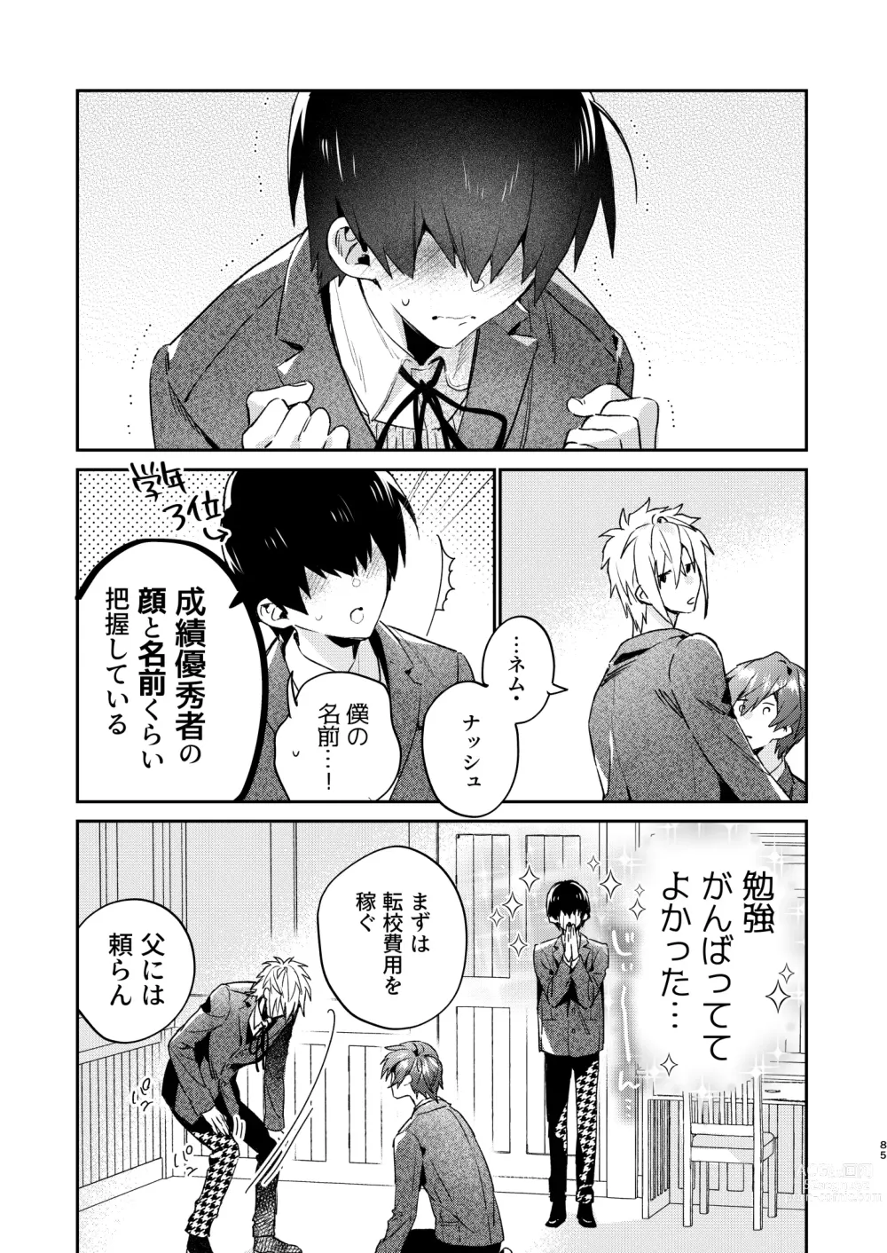 Page 85 of doujinshi Tensei mobu wa BL gē no sekai de hame rare kōryaku sa remashita! ?3