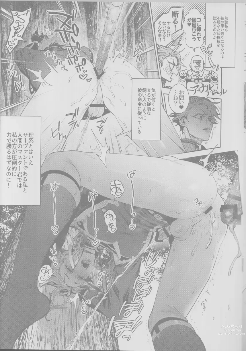 Page 17 of doujinshi Koutei, inu ni otsu