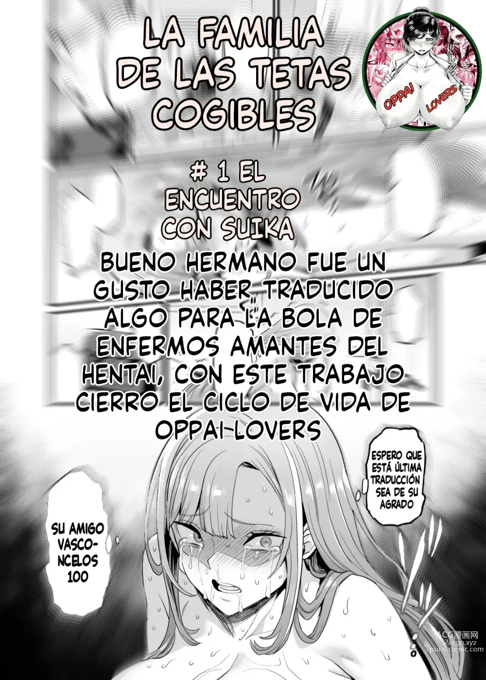 Page 40 of doujinshi La familia de las tetas cojibles #1 el encuentro con siuka