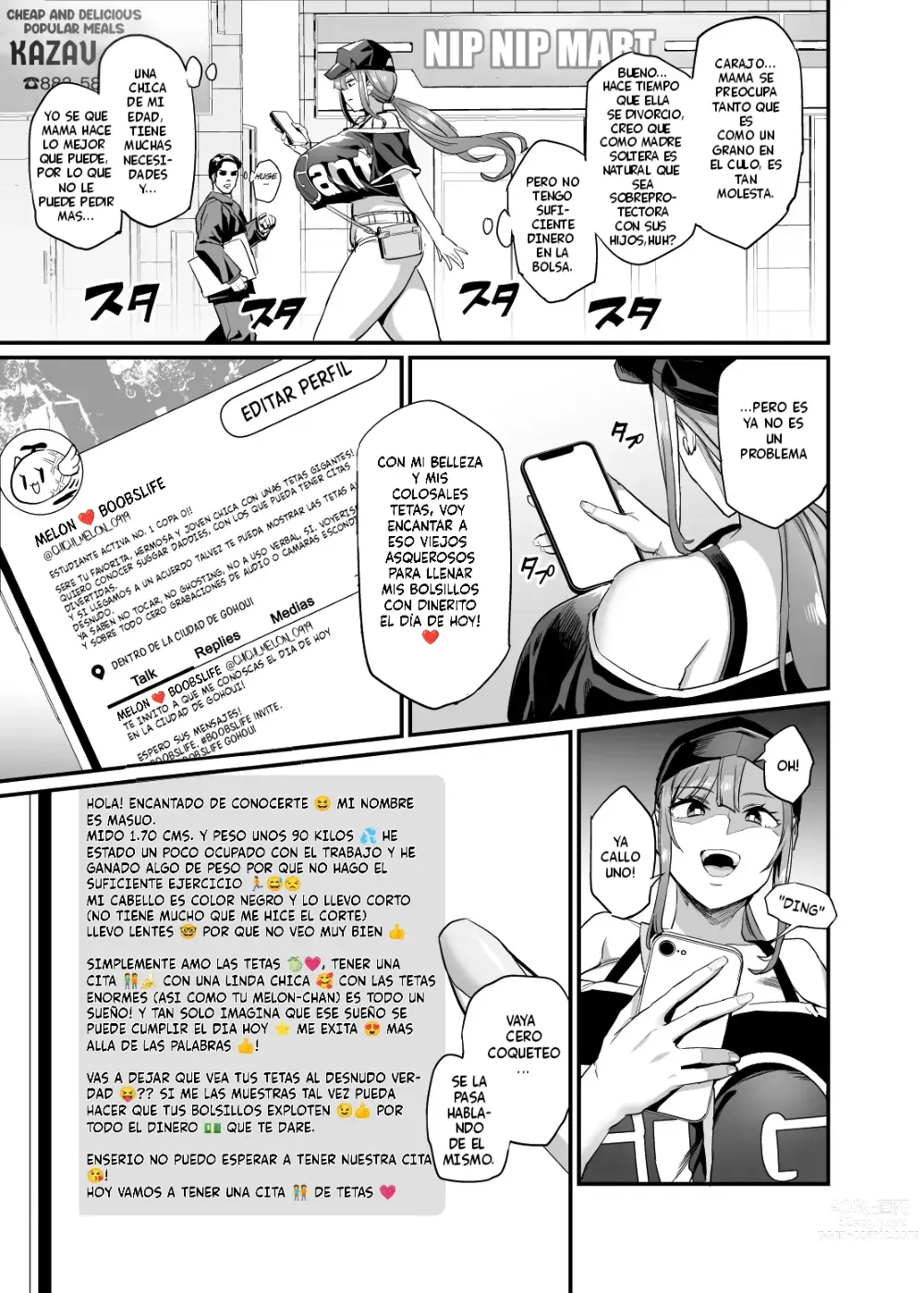 Page 5 of doujinshi La familia de las tetas cojibles #1 el encuentro con siuka