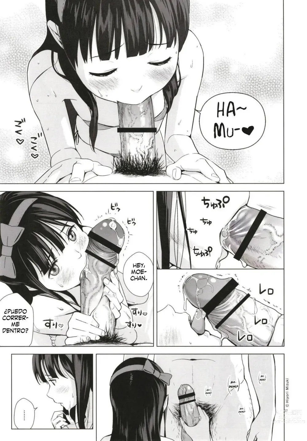 Page 19 of doujinshi Lovey dovey everyday with a growing girl Kuroki Moe 13 Years Old