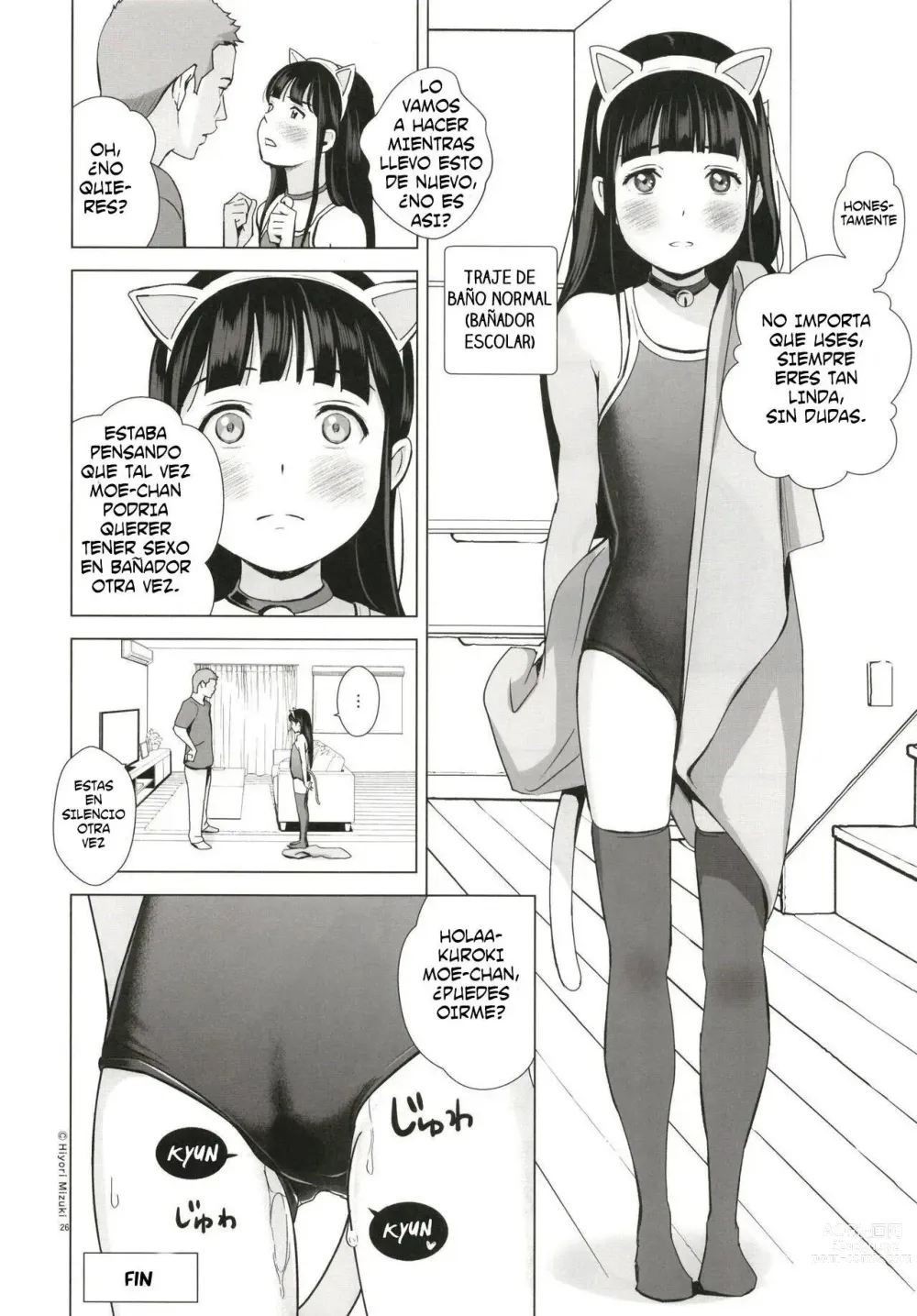 Page 28 of doujinshi Lovey dovey everyday with a growing girl Kuroki Moe 13 Years Old