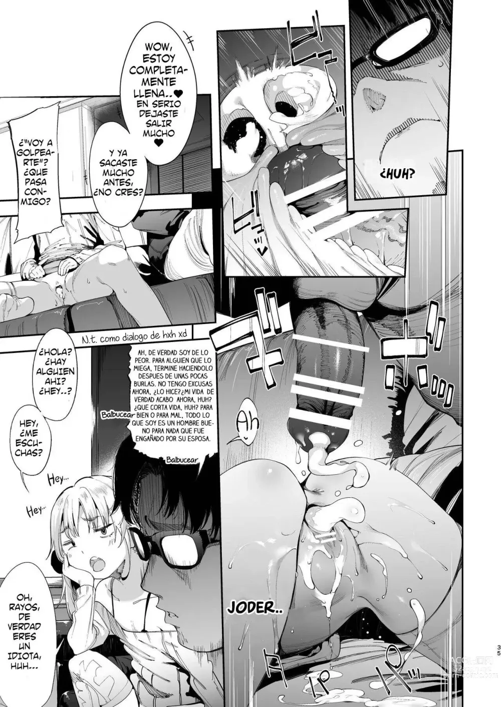 Page 35 of doujinshi Mesugaki Rina-chan
