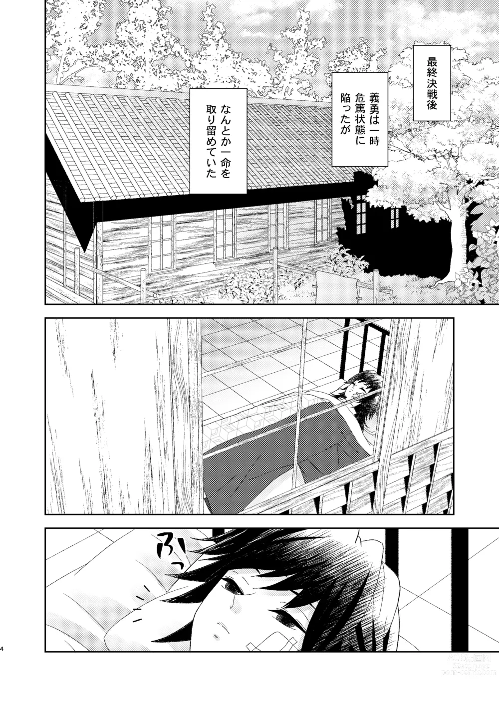 Page 3 of doujinshi Yuurei Kareshi no Koiwazurai