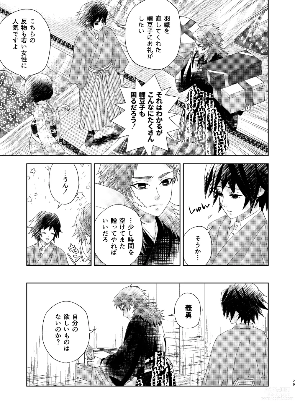 Page 28 of doujinshi Yuurei Kareshi no Koiwazurai