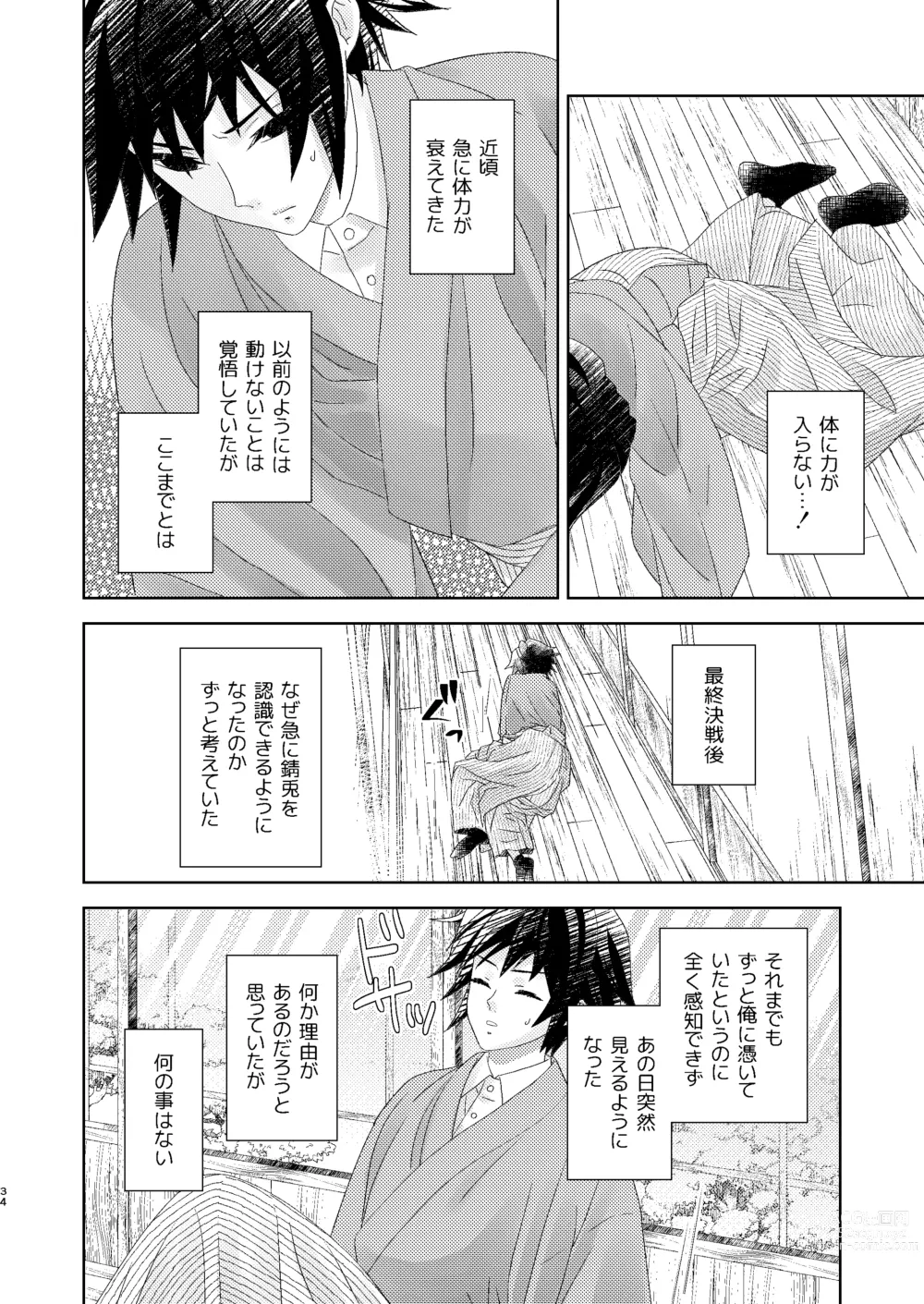 Page 33 of doujinshi Yuurei Kareshi no Koiwazurai