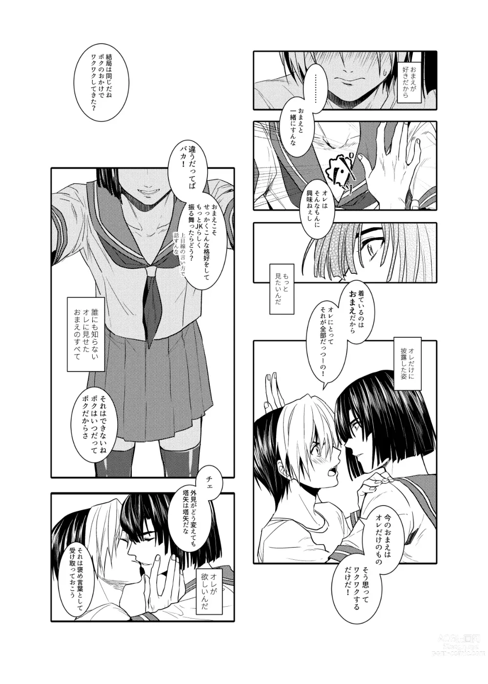 Page 6 of doujinshi Saikyou ♂ Kanojo
