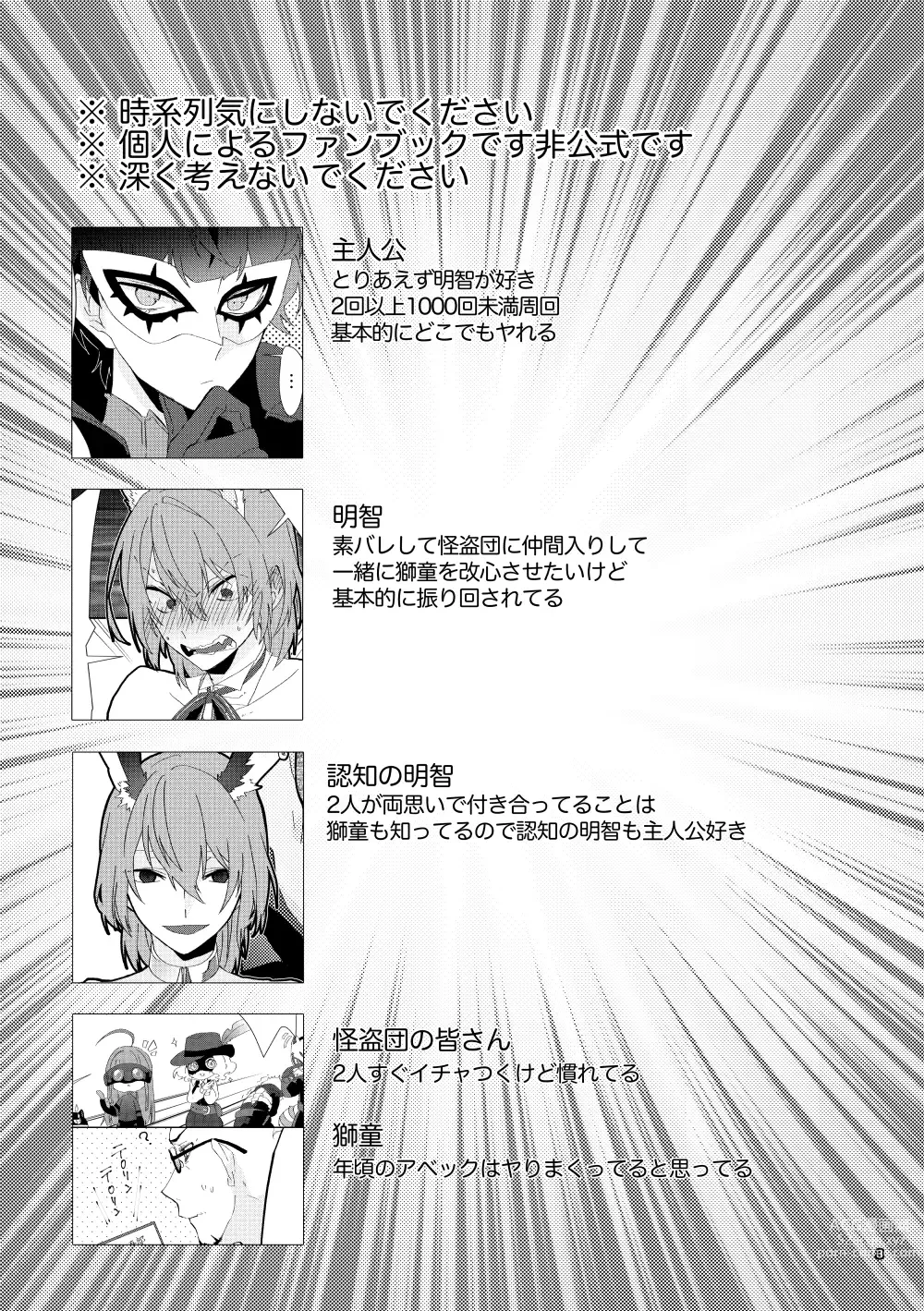 Page 2 of doujinshi Ninchi no chikara tte suge-e!!