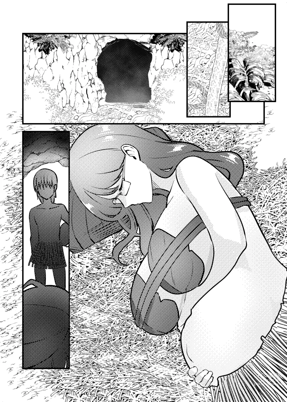 Page 27 of doujinshi Mama to Musuko ga Mujintou de Love Love Sex suru Hanashi