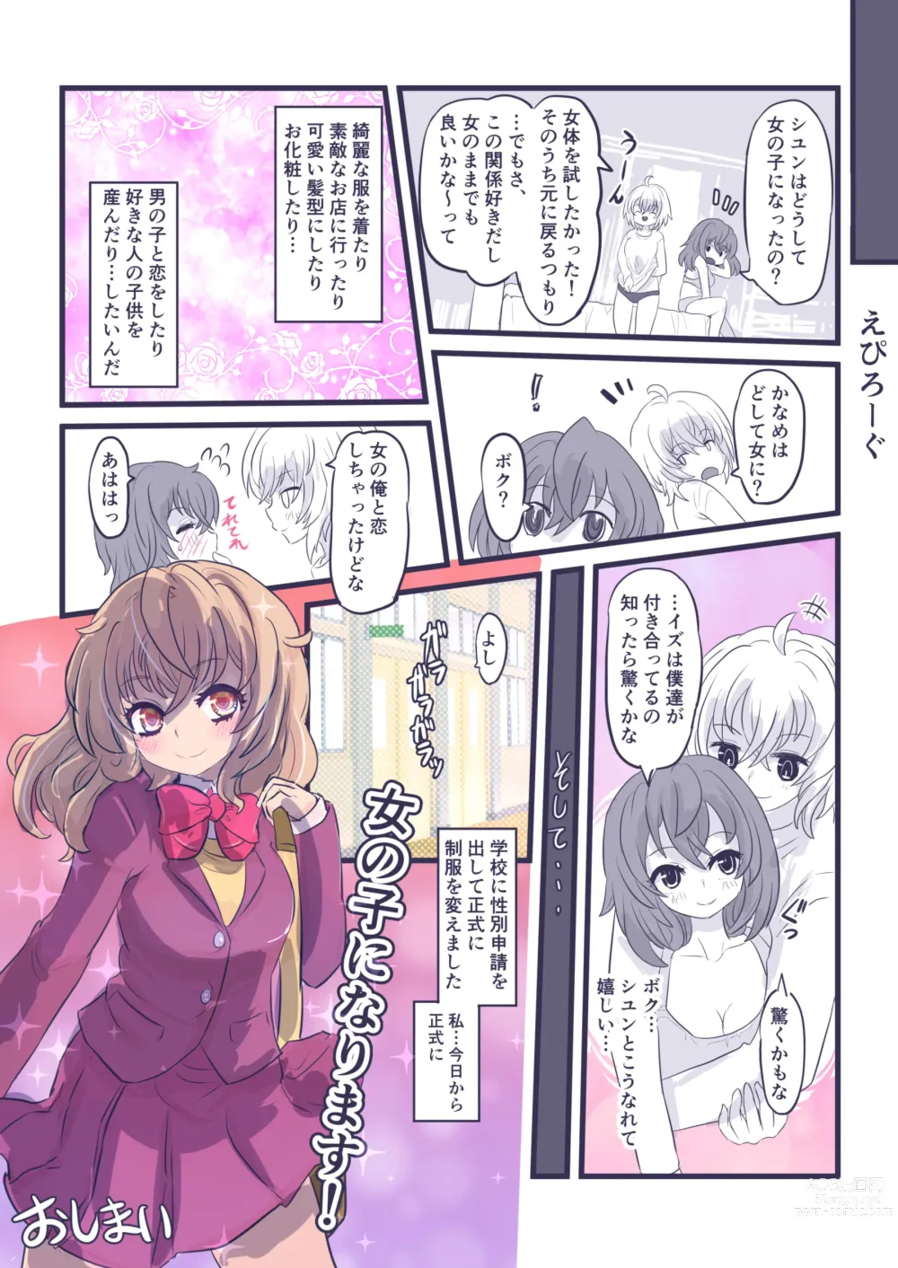 Page 66 of doujinshi Onnanoko ni Narimasu!